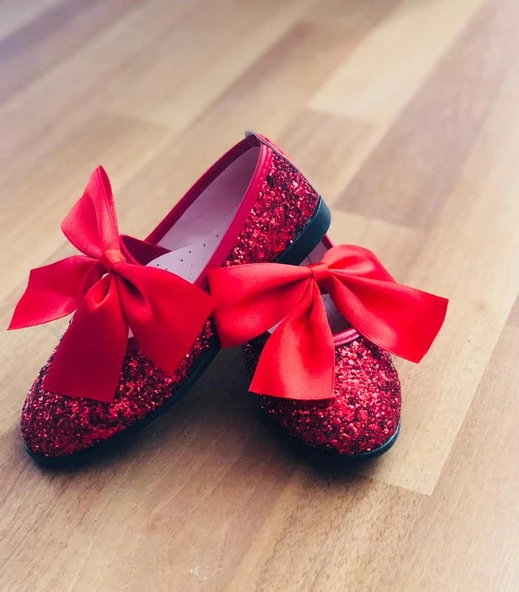 GALA  önü fiyonklu simli ayakkabı - Resim 5