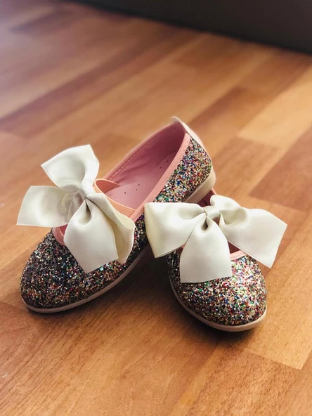 GALA  önü fiyonklu simli ayakkabı - Resim 10