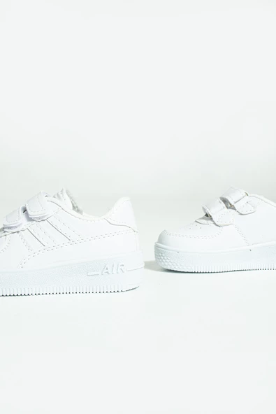 Pembe Potin Rahat Taban Cırtlı Çocuk Sneakers 001-700-23 - 11
