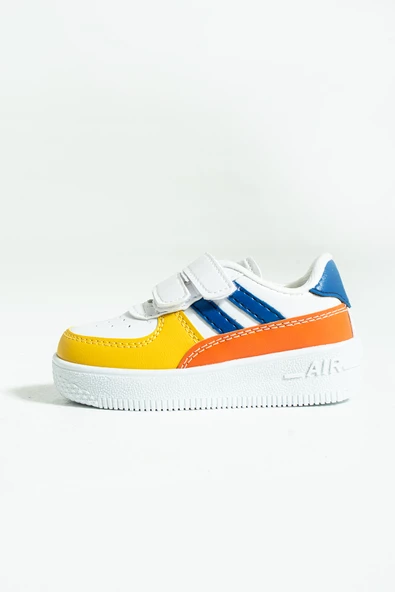 Pembe Potin Rahat Taban Cırtlı Çocuk Sneakers 001-700-23 - 4