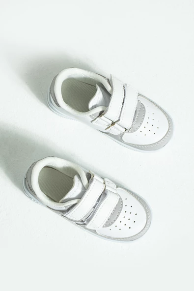 Pembe Potin Rahat Taban Cırtlı Çocuk Sneakers 001-700-23 - 7