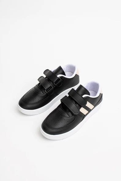 Pembe Potin Rahat Taban Cırtlı Çocuk Sneakers 001-700-23 - 5