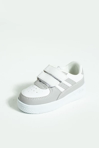 Pembe Potin Rahat Taban Cırtlı Çocuk Sneakers 001-700-23 - 2