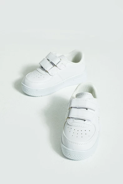 Pembe Potin Rahat Taban Cırtlı Çocuk Sneakers 001-700-23 - 6