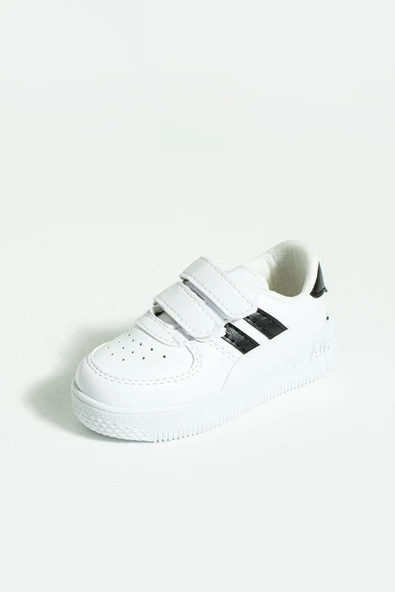 Pembe Potin Rahat Taban Cırtlı Çocuk Sneakers 001-700-23ÇT - 10