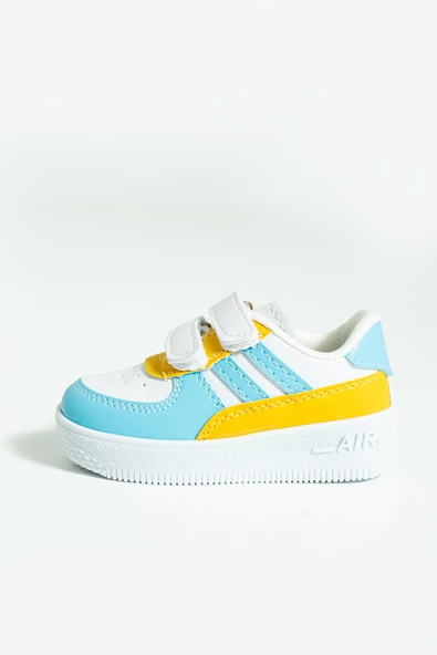 Pembe Potin Rahat Taban Cırtlı Çocuk Sneakers 001-700-23ÇT - 4