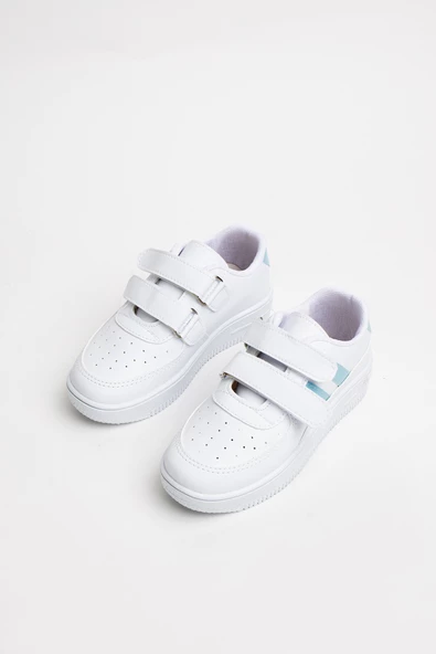 Pembe Potin Rahat Taban Cırtlı Çocuk Sneakers 001-700-23ÇT - 6