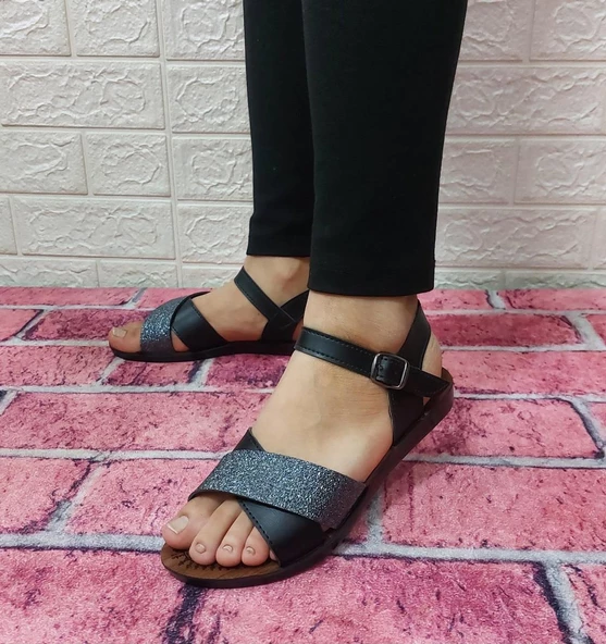 Jasmine Siyah Kadın Sandalet - 3