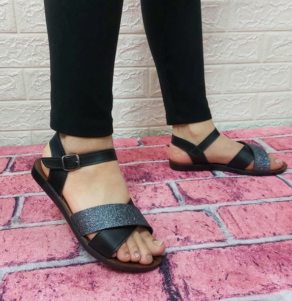 Jasmine Siyah Kadın Sandalet - 4