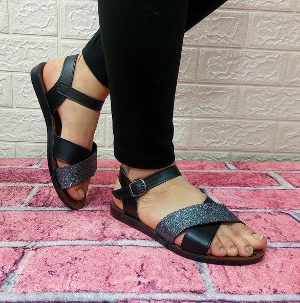 Jasmine Siyah Kadın Sandalet - 2