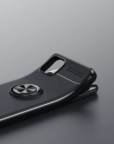 Samsung Galaxy A04E Kılıf Yüzüklü Magnetli Ravel Case Kapak - 8