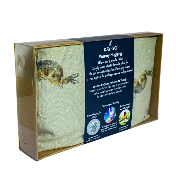 Kayigo Warmy Ilık Sarılma Yastığı - Tavşan Desenli - Resim 4
