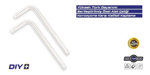Fixio FX4008 8 Parça Torx Allen Takımı/Seti - 3
