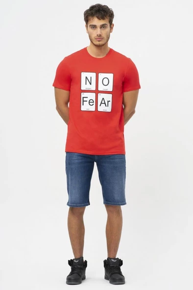 No Fear Orijinal Erkek T-shirt Kırmızı