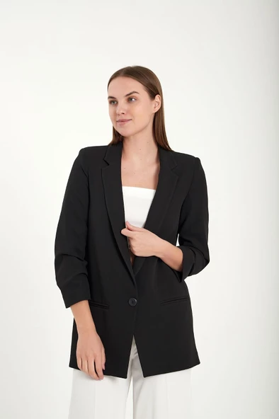 Modatalika Kadın Blazer Ceket - 7