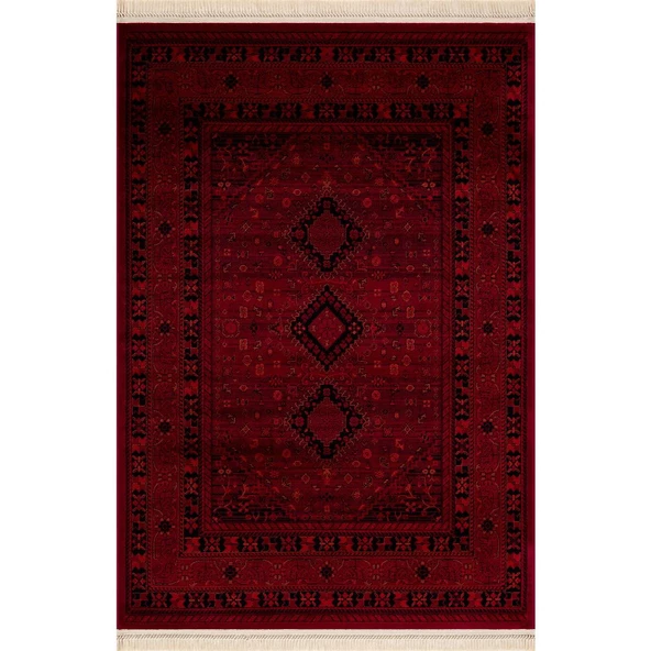 Afgan Türkmen Otantik Desenli Dokuma Salon ve Oturma Odası Halısı 2959H_ZS77 - 6