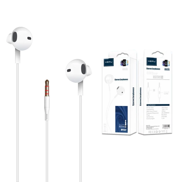 HEPU HP337 Stereo Kulak İçi Kablolu Kulaklık 3.5mm - 3