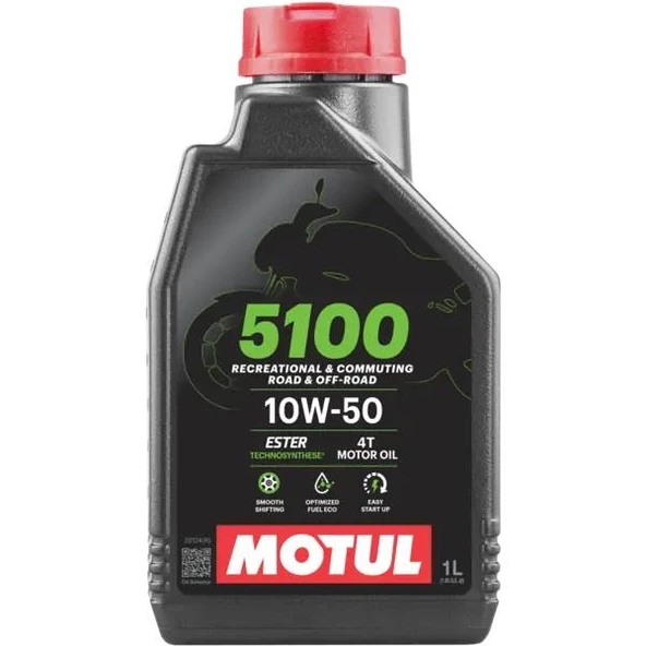 MOTUL 5100 4T 10W50 - 1 LİTRE ürün görseli 1