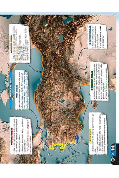 Coğrafyanın Kodları Türkiye Haritaları Çalışma Defteri (Tüm Sınavlar İçin) KR Akademi Yayınları - 2