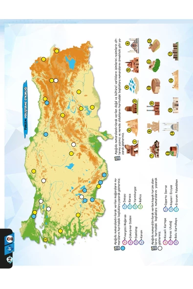 Coğrafyanın Kodları Türkiye Haritaları Çalışma Defteri (Tüm Sınavlar İçin) KR Akademi Yayınları - 7