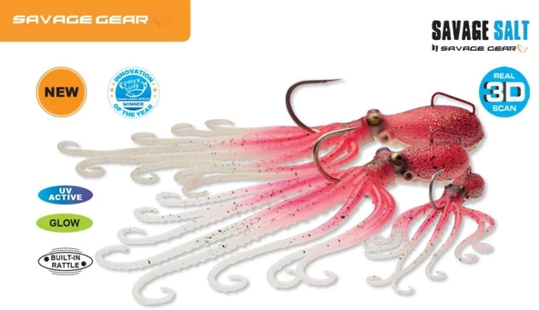 Savage Gear 3D Octopus Ahtapot Silikon 70g 15cm Jigging Suni Yem - 4