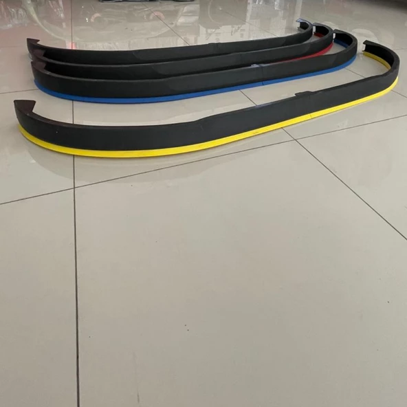 Opel Astra H Lip Ön Tampon Eki Kırılmaz Ön Lip 4 Parça Sarı