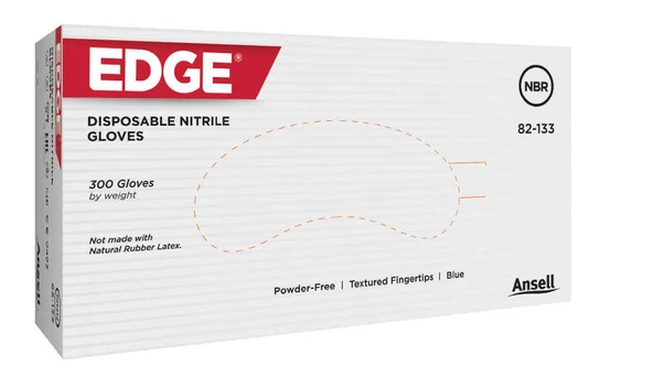Ansell Edge 82-133 Tek Kullanımlık Nitril Eldiven (300 Adet/Kutu) - 4