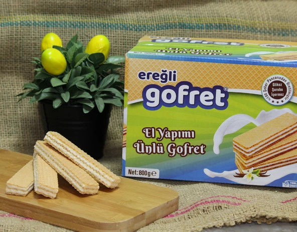 Ereğli Gofret Sade 800GR (EL YAPIMI)