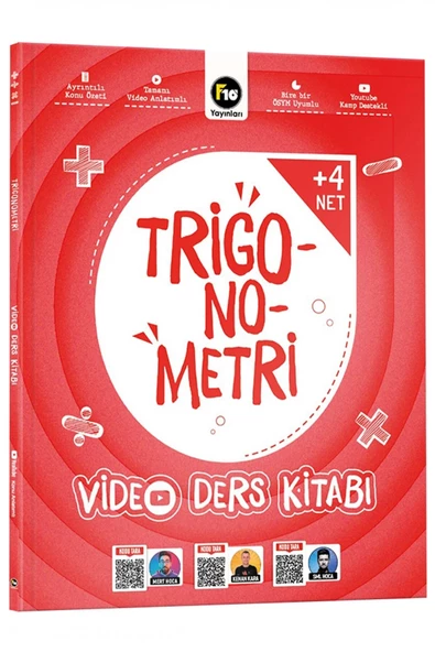 Trigonometri Video Ders Kitabı F10 Yayınları