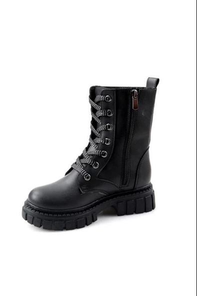 Walkenzo 2515 Kız Çocuk Kaymaz Taban Postal Bot - 3
