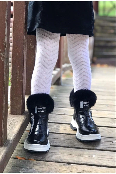 Walkenzo 2514 Kız Çocuk Kaymaz Taban Rugan Bot - 3