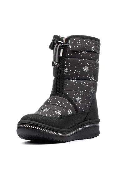 Walkenzo Lepetit 2238 Kız Çocuk İçi Kürklü Termal Kar Botu - Resim 3