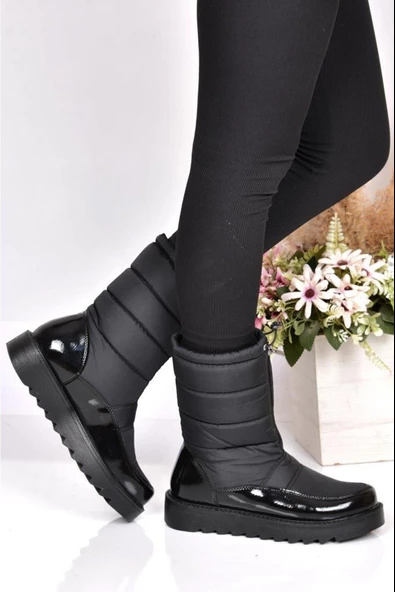 Walkenzo 2244 Kadın Kaymaz Taban Kürklü Termal Kar Botu - 2