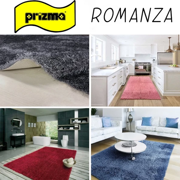 Prizma Romanza Kaymaz Latex Taban Halı (080x150)-Bej - 4