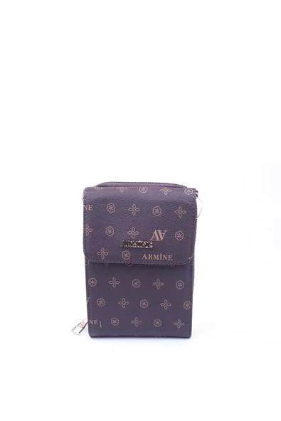 Armine 266 Kadın Baskılı Günlük Telefon & Çapraz Çanta - 6