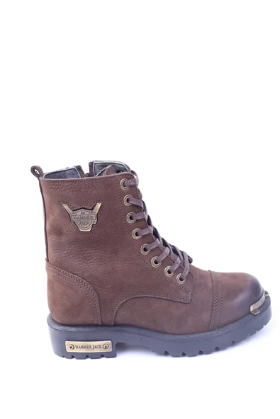 Hammer Jack 102 17600 Kadın  Yıkama Nubuk Motorcu  Bot - Resim 7