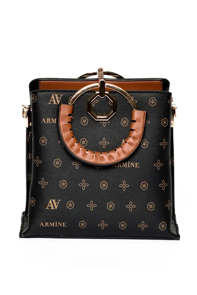 Armine 260 Kadın Baskılı El & Omuz Çantası - Resim 7