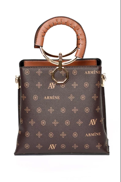 Armine 260 Kadın Baskılı El & Omuz Çantası - Resim 5