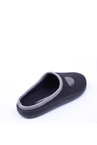 Gezer 12098 Günlük Siyah Kışlık Rahat Taban Erkek Ev-Misafir Terliği - 3