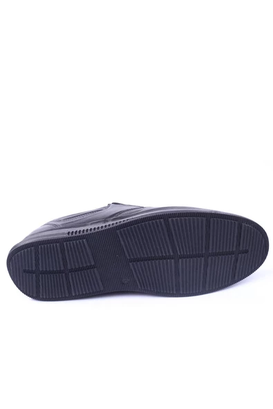 Voyager 2667 Büyük Numara Erkek Hakiki Deri Günlük Siyah Ortopedik Ayakkabı - Resim 5