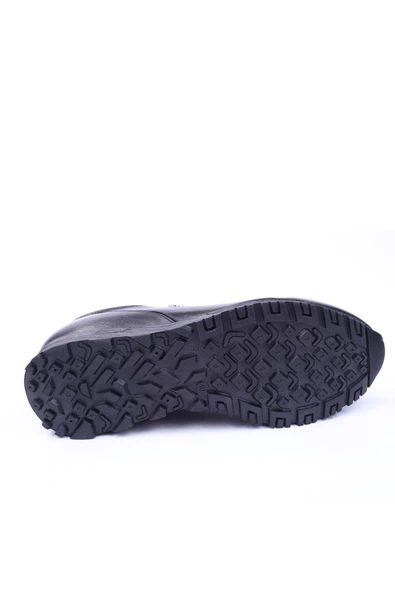 Fosco 2585 Siyah Bağcıklı Erkek Hakiki Deri Günlük Ayakkabı - Resim 5