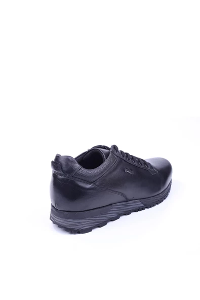 Fosco 2585 Siyah Bağcıklı Erkek Hakiki Deri Günlük Ayakkabı - Resim 3