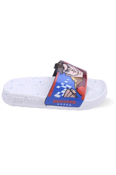Gezer 13573 Braveman Erkek Çocuk Deniz Plaj Havuz Banyo Günlük Terlik - Resim 2