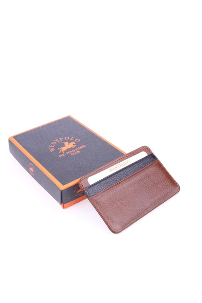 West Polo 042 Erkek Hakiki Deri Kartlık & Cüzdan - 4