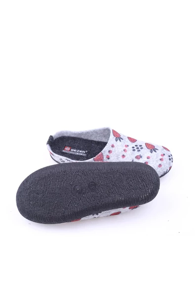 Gezer 14490 Kadın Keçe Kumaş Halı-Ev Terliği - Resim 5