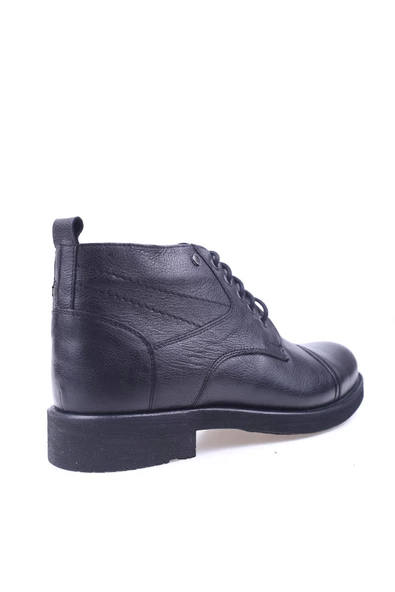 Burç 02549 Erkek Hakiki Deri Kürklü Bot - 8