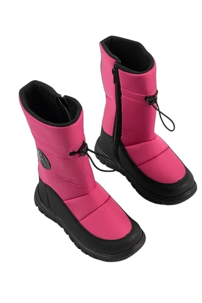 Cool Demos Kız Çocuk Termo Taban Kar Botu Çizmesi - Resim 8