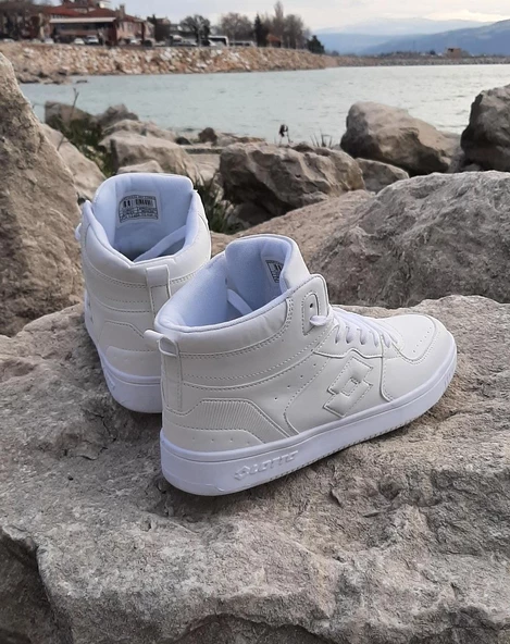 Lotto Berwıck HI Beyaz Boğazlı Spor Ayakkabı - 8