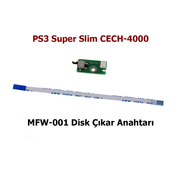 Playstation 3 Disk Eject Switch MFW-001 Yedek Parça PS3 Super Slim CECH-4000 - Resim 2