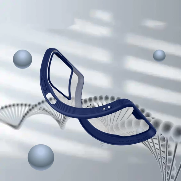 Vivo Y35 Kılıf Kenar Renkli Kamera Korumalı Mat Kapak - Resim 4